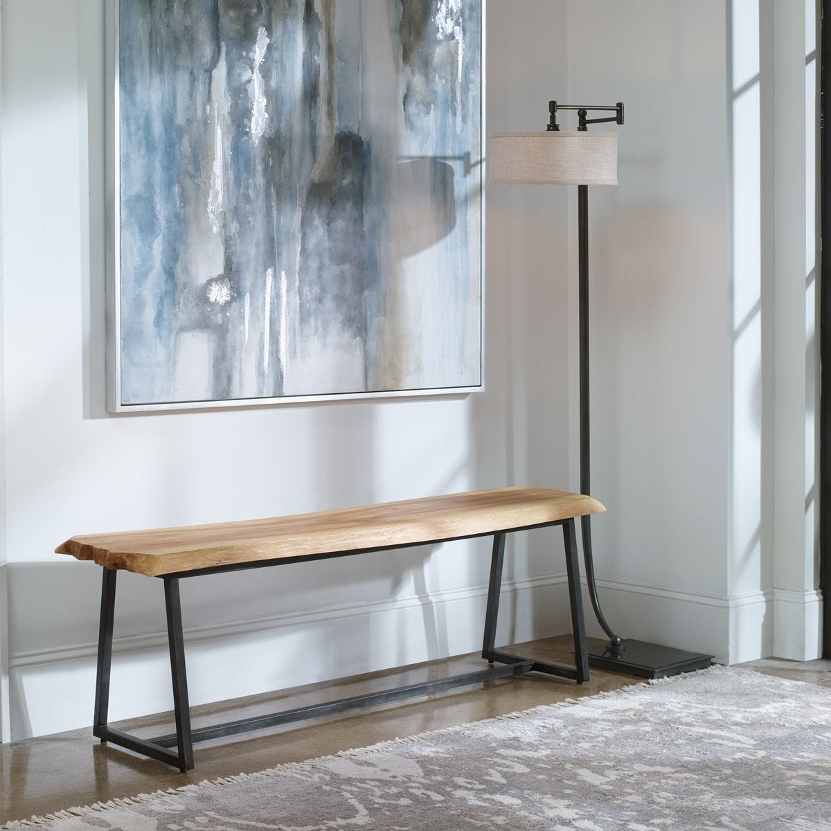 Laurel Bench - perfect for entryways or patios | Image 1 | InSTYLE Home & Rugs