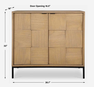 Lorenzo 2 Door Cabinet - elegant cabinets for your bar | Image 7 | InSTYLE Home & Rugs