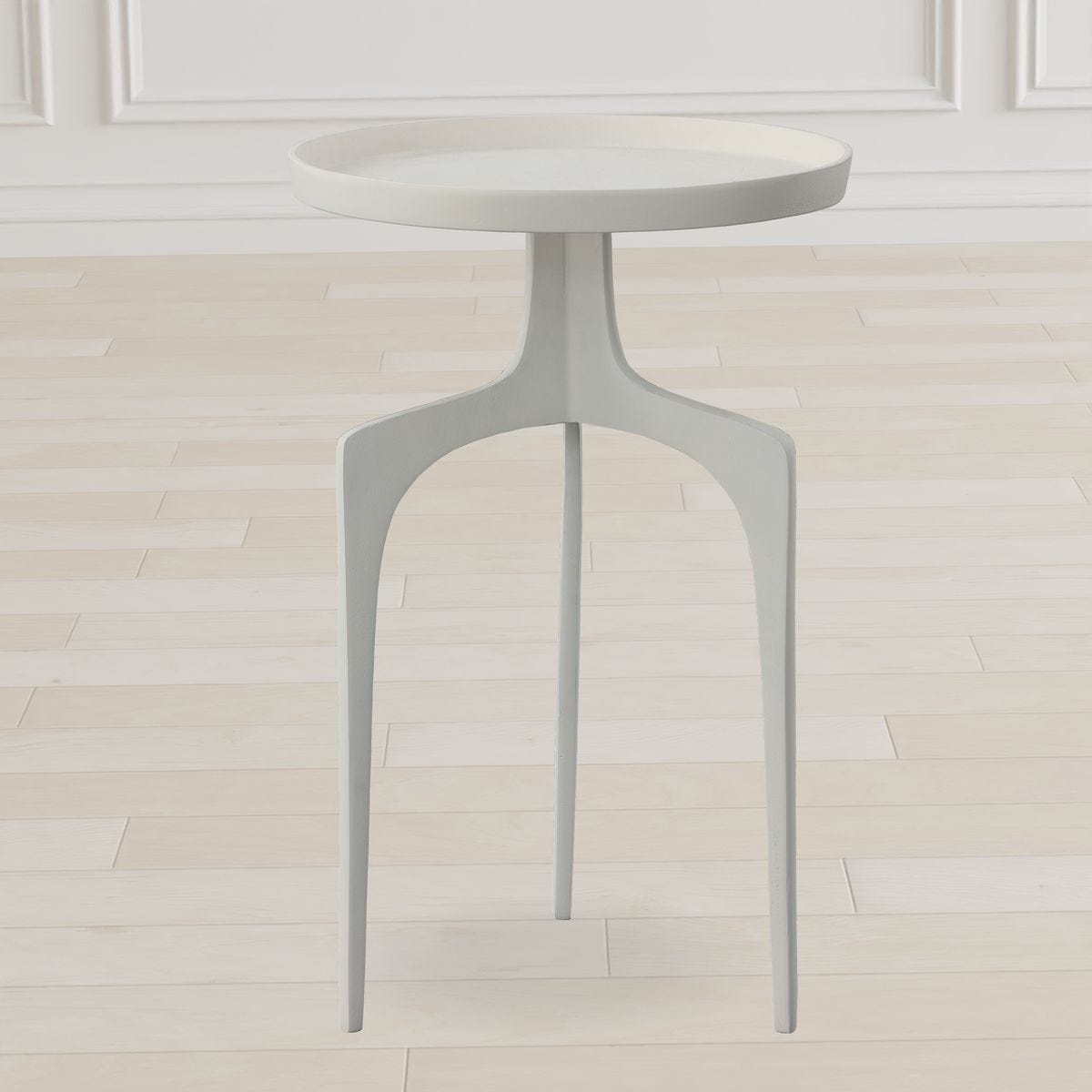 Kenna Accent Table, White - functional accent table with unique design for any room | Image 1 | InSTYLE Home & Rugs
