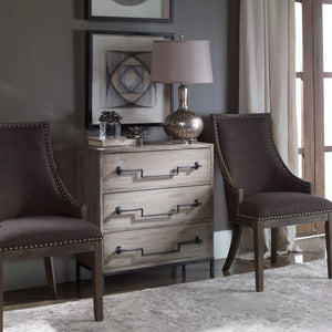 Jory Accent Chest, Ivory - wooden drawers chest for a classic touch to your home decor | Image 7 | InSTYLE Home & Rugs