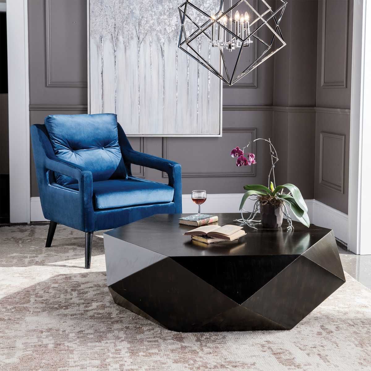 Volker Coffee Table, Black - stylish tables for living rooms | Image 1 | InSTYLE Home & Rugs