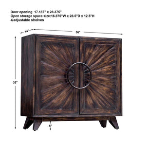 Kohana 2 Door Cabinet - perfect storage for drinks and glassware | Image 11 | InSTYLE Home & Rugs