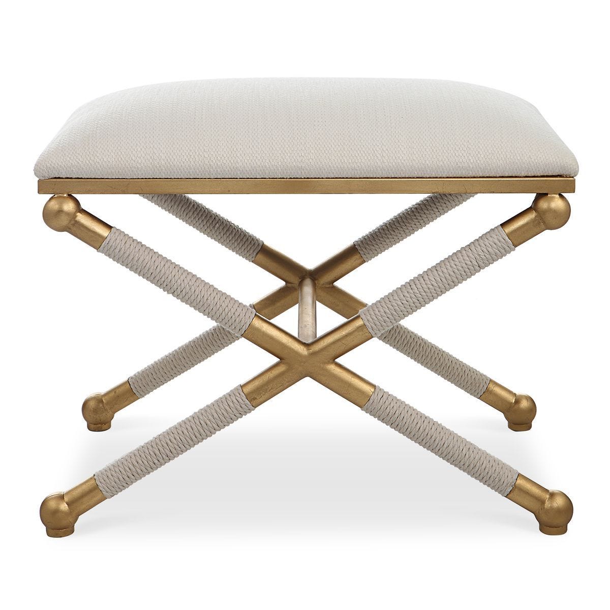 Socialite Small Bench - perfect for entryways or patios | Image 1 | InSTYLE Home & Rugs