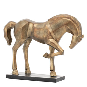 Carved Majestic Prancing Horse Decor Statue - unique decor accents to express your personal style | Image 3 | InSTYLE Home & Rugs