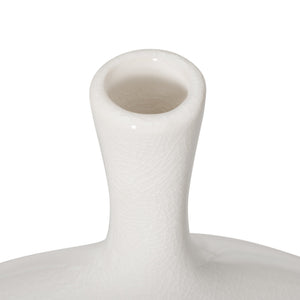 Lilo White Crackle Ceramic Vase - decorative vase for enhancing your home decor with vibrant colors | Image 5 | InSTYLE Home & Rugs