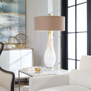 Cardoni Table Lamp, White - perfect lighting for modern homes | Image 1 | InSTYLE Home & Rugs