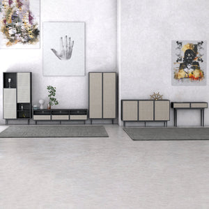 Cane Console Table - sleek design for modern homes | Image 2 | InSTYLE Home & Rugs