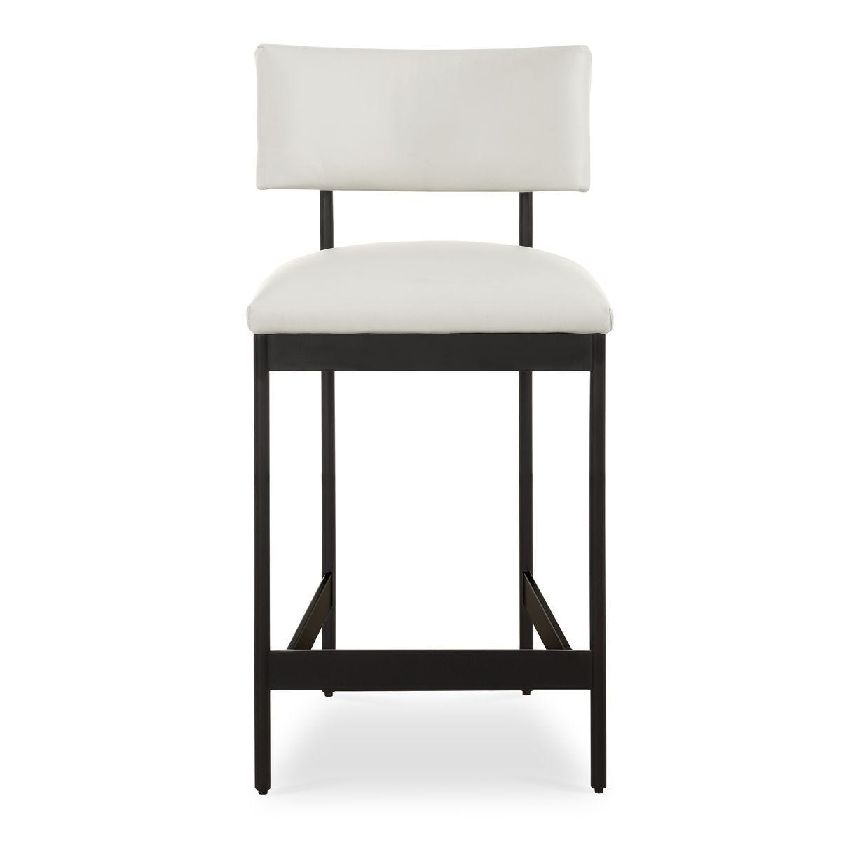 Apsley Counter Stool, Black - sleek stools for kitchen bars | Image 1 | InSTYLE Home & Rugs