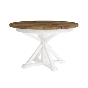 Provence Round Extension Table (47"/63") - perfect for hallway decor | Image 1 | InSTYLE Home & Rugs