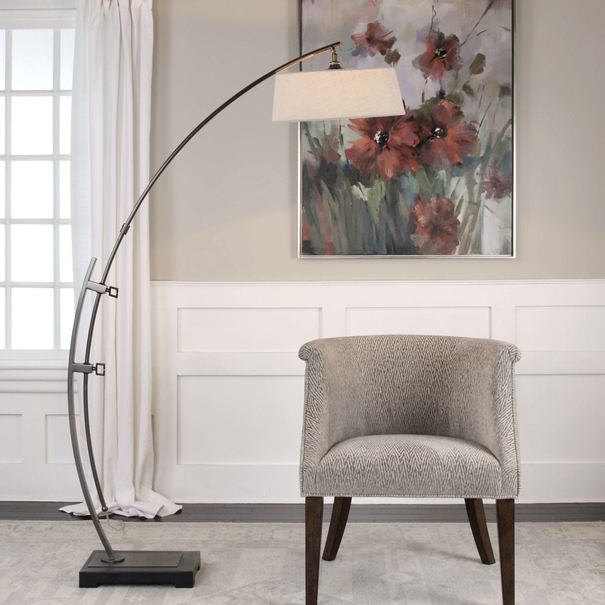Calogero Floor Lamp - contemporary lamps for stylish lighting solutions | Image 1 | InSTYLE Home & Rugs