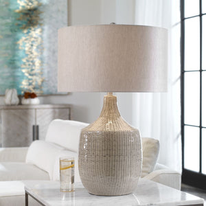 Felipe Table Lamp, Light Gray - contemporary lamps for stylish lighting solutions | Image 1 | InSTYLE Home & Rugs