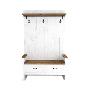 Provence Hall Bench 2 Drawer - perfect for entryways or patios | Image 2 | InSTYLE Home & Rugs