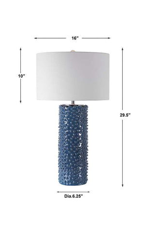 Ciji Table Lamp, Blue - versatile lighting lamps for any interior style | Image 8 | InSTYLE Home & Rugs