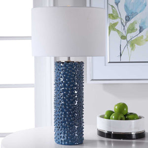 Ciji Table Lamp, Blue - versatile lighting lamps for any interior style | Image 3 | InSTYLE Home & Rugs