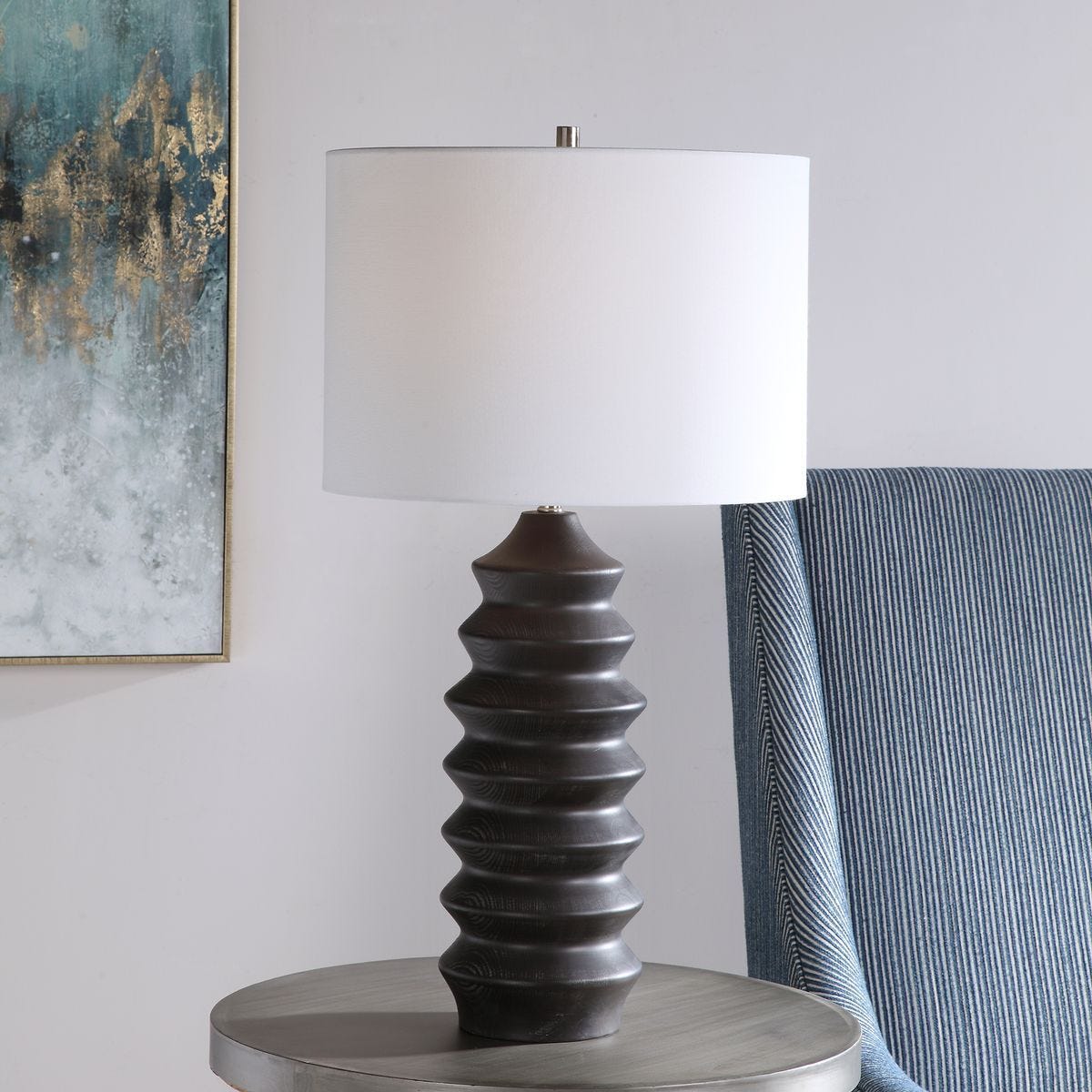 Uplift Table Lamp, Black - versatile lighting lamps for any interior style | Image 1 | InSTYLE Home & Rugs