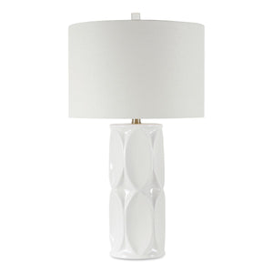Sinclair Table Lamp, White - elegant lamps to enhance your room ambiance | Image 2 | InSTYLE Home & Rugs