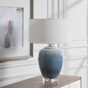 Blue Waters Table Lamp - elegant lamps to enhance your room ambiance | Image 7 | InSTYLE Home & Rugs