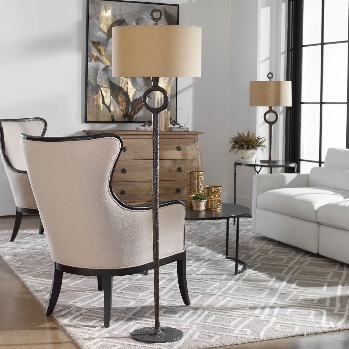 Ferro Floor Lamp - versatile lighting lamps for any interior style | Image 1 | InSTYLE Home & Rugs