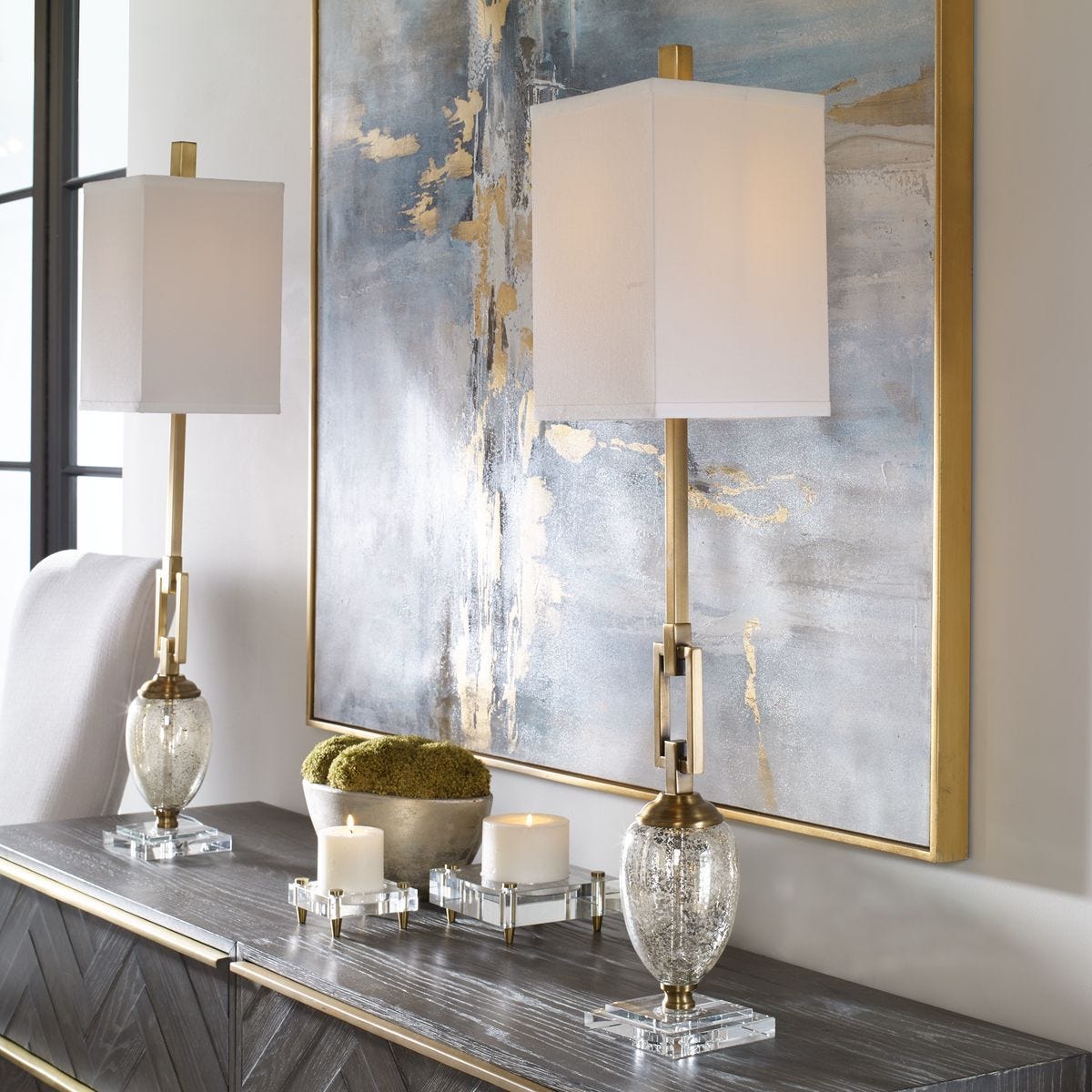 Copeland Buffet Lamp - spacious buffet cabinets for serving and organizing | Image 1 | InSTYLE Home & Rugs