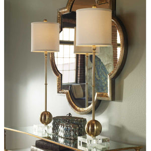 Laton Buffet Lamp, Brass - contemporary lamps for stylish lighting solutions | Image 3 | InSTYLE Home & Rugs