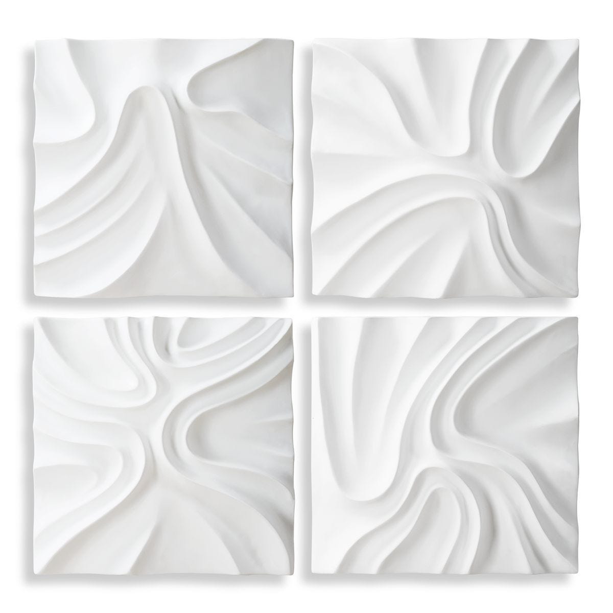 Snowdrift Wall Decor, S/4 - from framed art to mirrors, create a focal point in any room | Image 1 | InSTYLE Home & Rugs