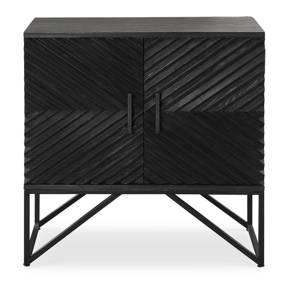 Zadie 2 Door Cabinet - stylish bar carts for entertaining | Image 1 | InSTYLE Home & Rugs