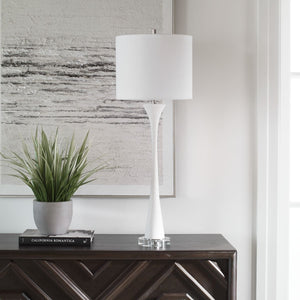 Fountain Buffet Lamp, White - contemporary lamps for stylish lighting solutions | Image 6 | InSTYLE Home & Rugs