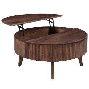 Balark Round Lift-Top Coffee Table - functional centerpieces for homes | Image 12 | InSTYLE Home & Rugs