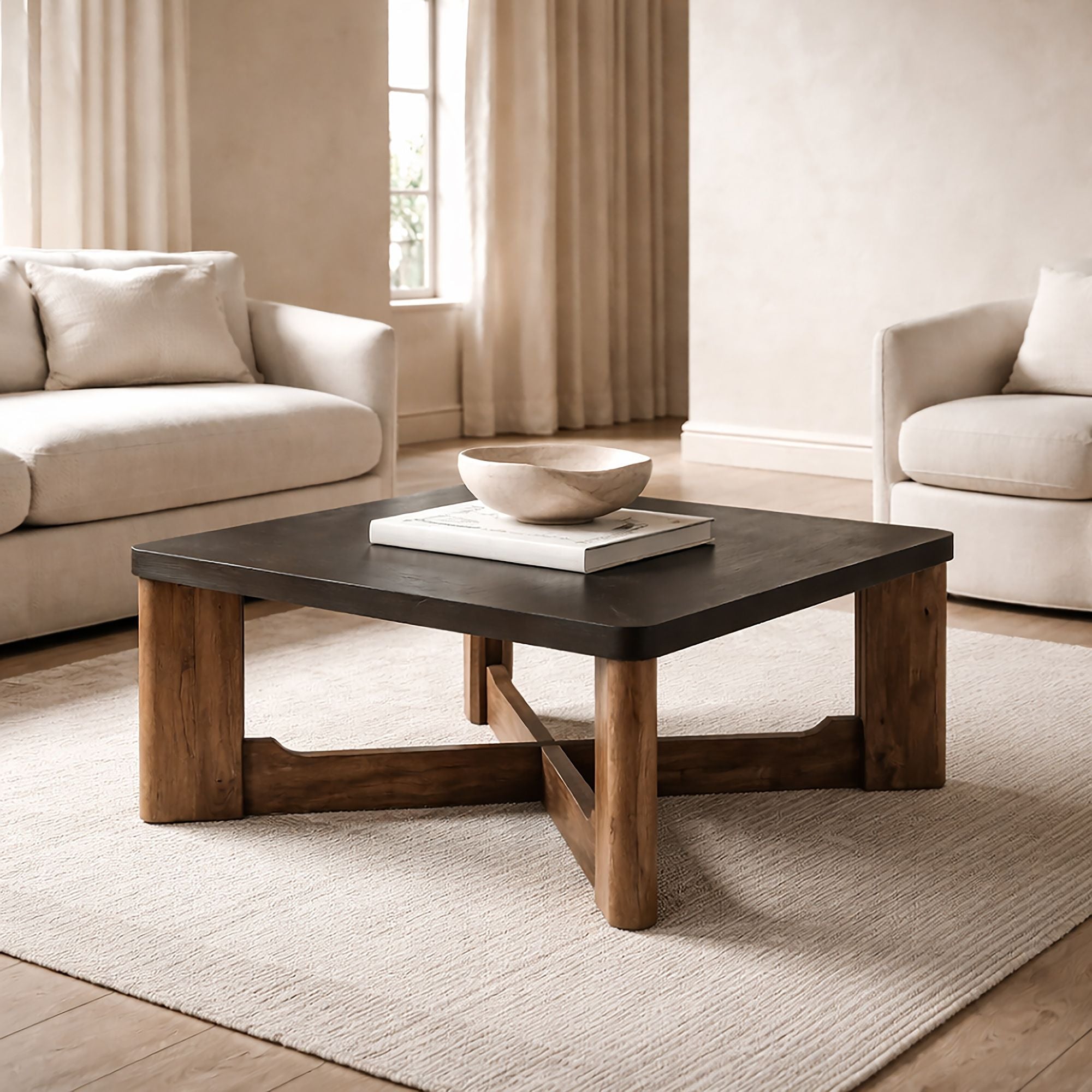 Merano Square Coffee Table - stylish tables for living rooms | Image 2 | InSTYLE Home & Rugs