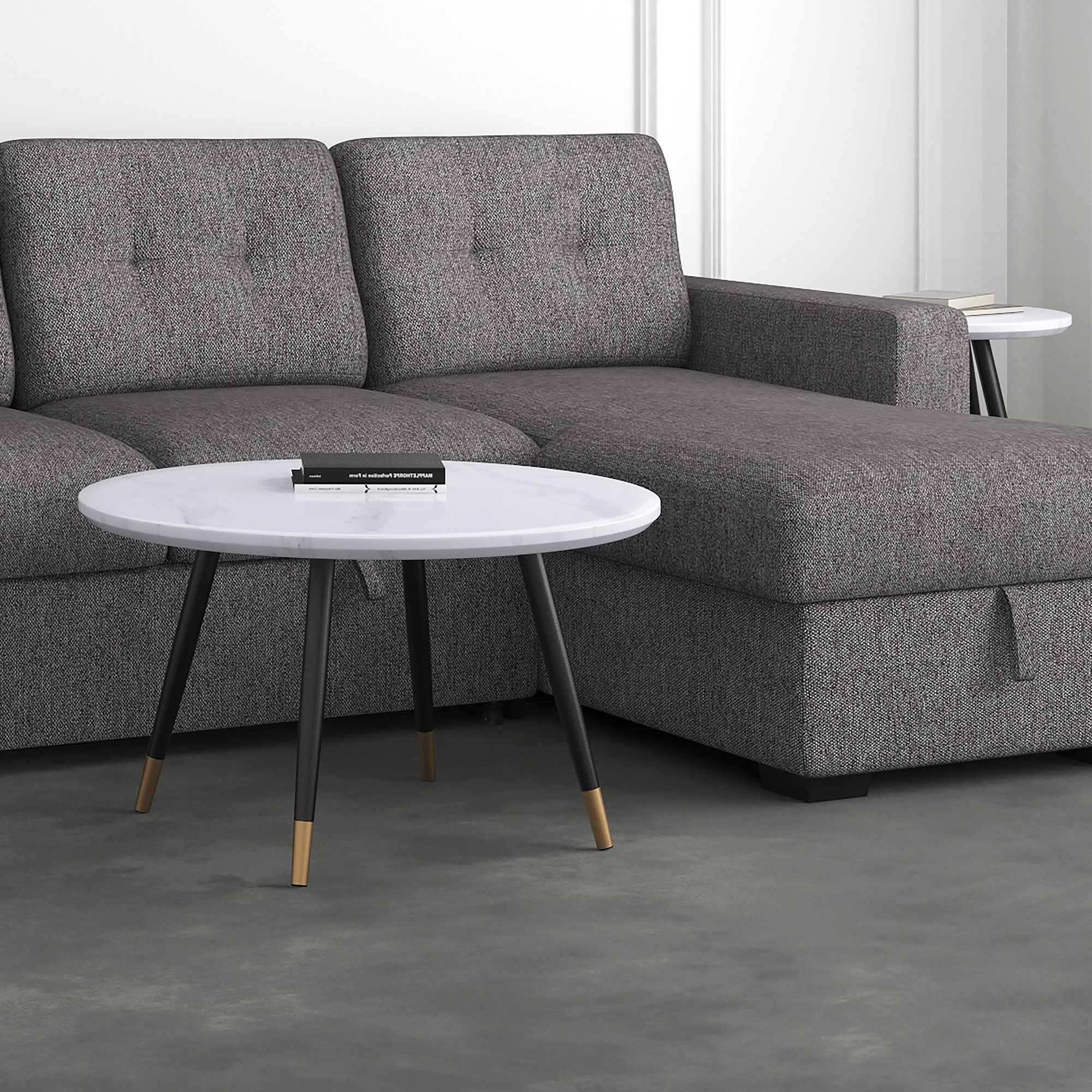 Emery Round Coffee Table - modern design for any room | Image 2 | InSTYLE Home & Rugs