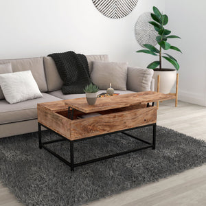 Ojas Rectangular Lift-Top Coffee Table - stylish tables for living rooms | Image 2 | InSTYLE Home & Rugs