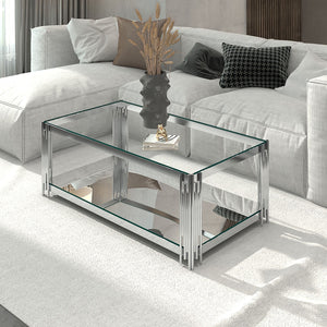 Estrel Rectangular Coffee Table - modern design for any room | Image 10 | InSTYLE Home & Rugs