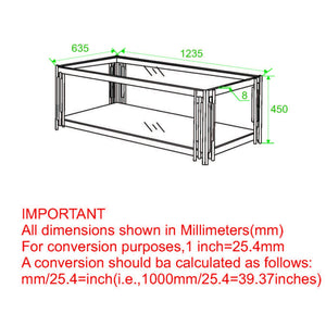 Estrel Rectangular Coffee Table - modern design for any room | Image 16 | InSTYLE Home & Rugs