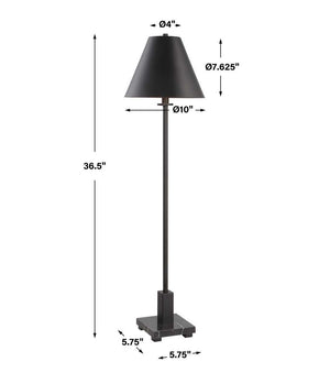 Pilot Buffet Lamp, Black - contemporary buffets to enhance your home décor | Image 7 | InSTYLE Home & Rugs