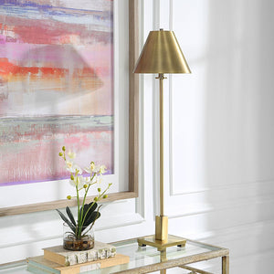 Pilot Buffet Lamp, Brass - sleek buffet units for functional dining room storage | Image 7 | InSTYLE Home & Rugs