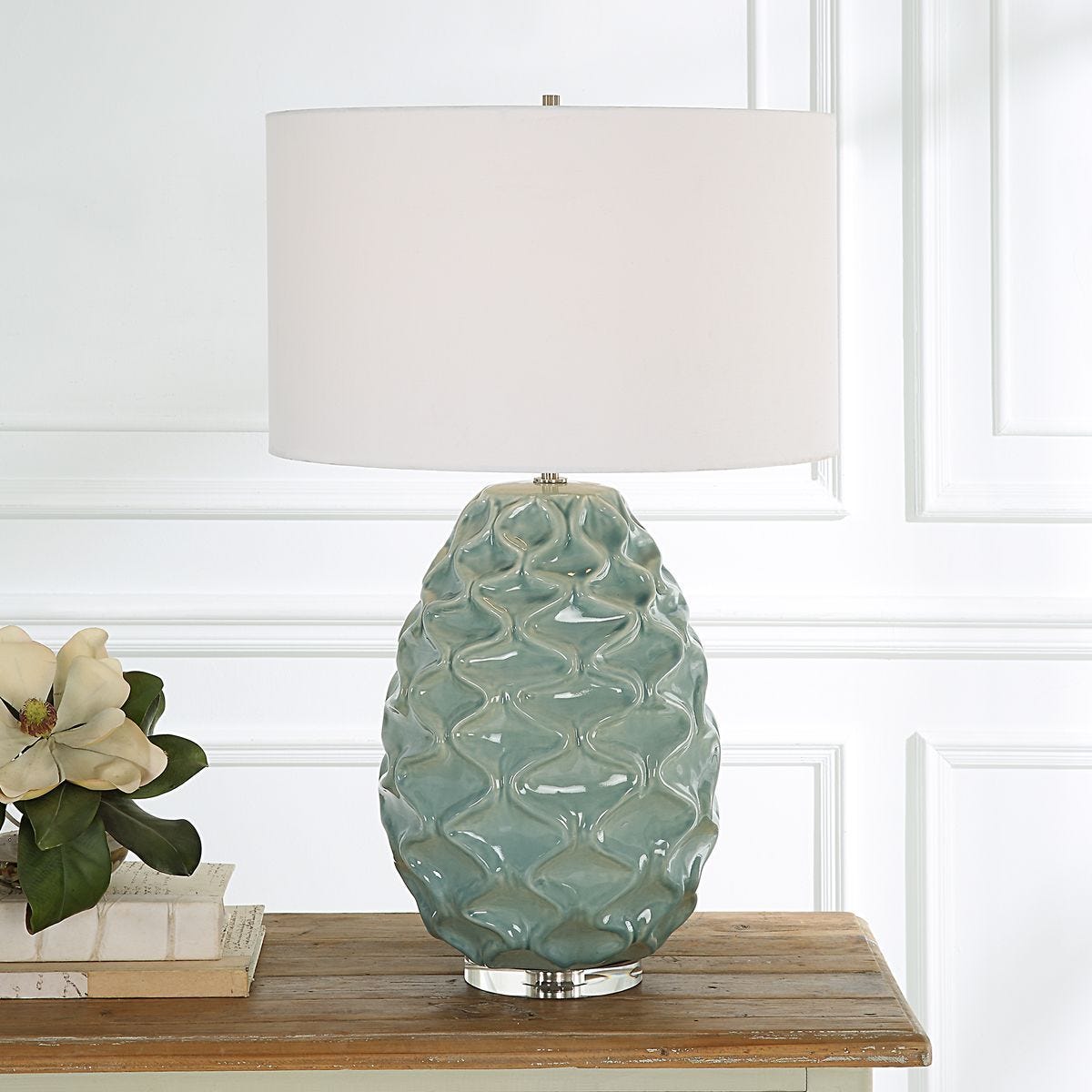 Laced Up Table Lamp - perfect lighting for modern homes | Image 1 | InSTYLE Home & Rugs