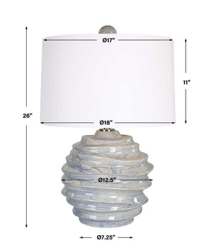 Waves Accent Lamp - contemporary lamps for stylish lighting solutions | Image 8 | InSTYLE Home & Rugs