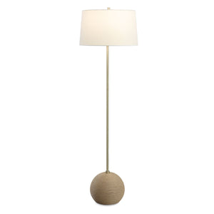 Captiva Floor Lamp, Brass - perfect lighting for modern homes | Image 2 | InSTYLE Home & Rugs
