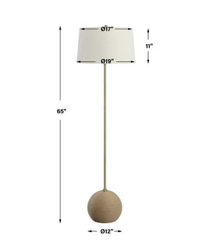 Captiva Floor Lamp, Brass - perfect lighting for modern homes | Image 8 | InSTYLE Home & Rugs