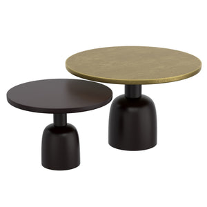 Adira 2pc Round Coffee Table Set - modern design for any room | Image 1 | InSTYLE Home & Rugs