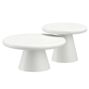 Galio 2pc Round Coffee Table Set - stylish tables for living rooms | Image 3 | InSTYLE Home & Rugs