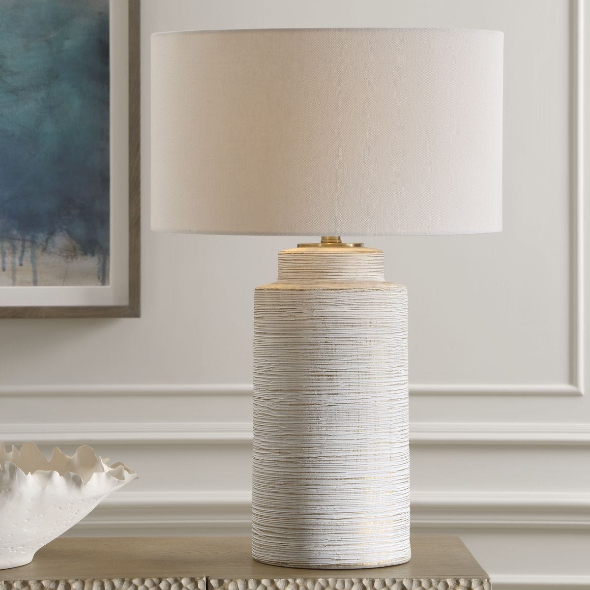 Crimp Table Lamp - perfect lighting for modern homes | Image 1 | InSTYLE Home & Rugs
