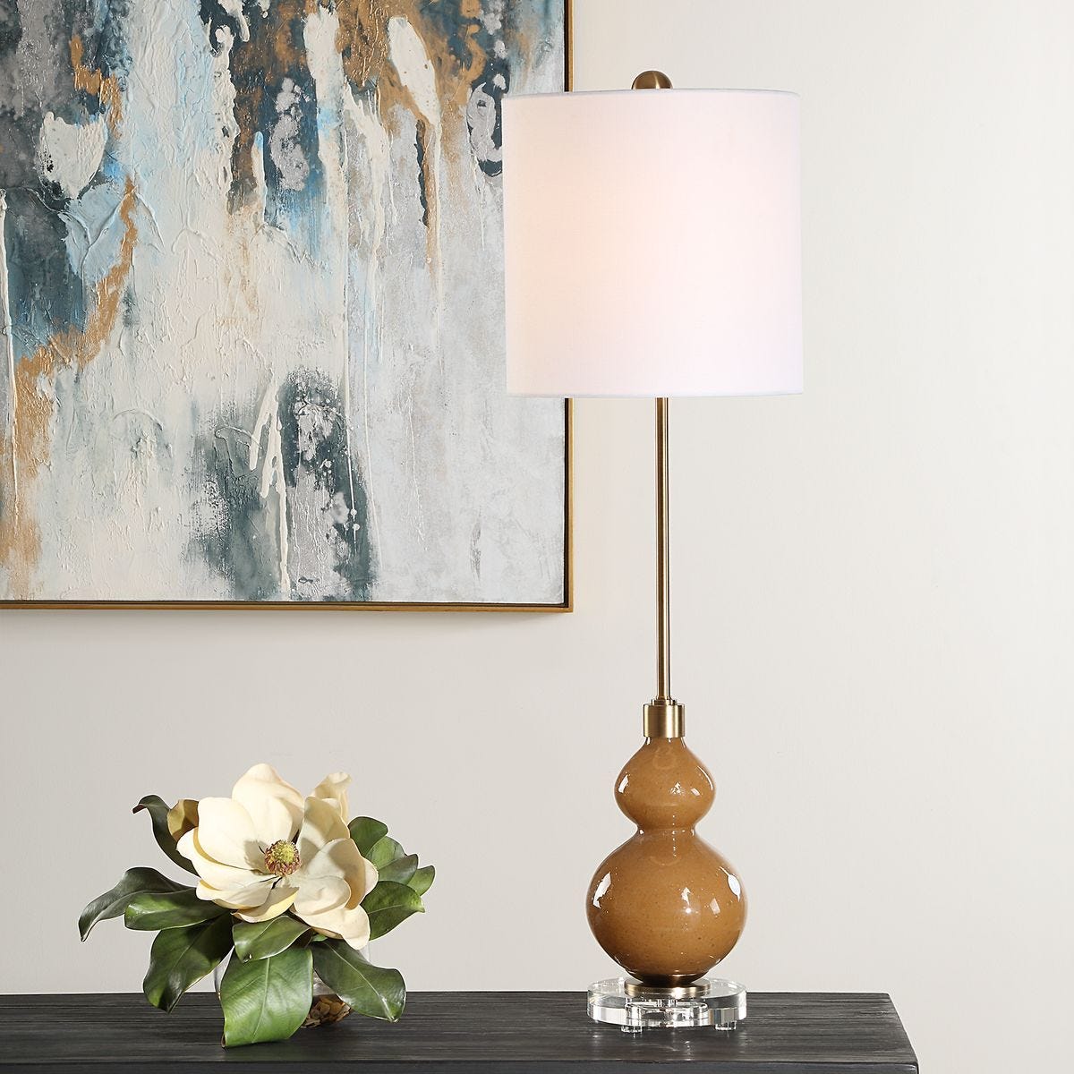 Sienna Buffet Lamp - sleek buffet units for functional dining room storage | Image 1 | InSTYLE Home & Rugs
