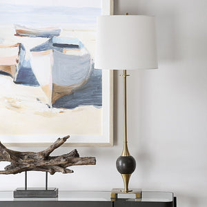 Dempsey Buffet Lamp, Brass - contemporary buffets to enhance your home décor | Image 4 | InSTYLE Home & Rugs