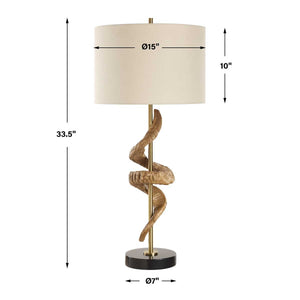Rams Horn Table Lamp - perfect lighting for modern homes | Image 7 | InSTYLE Home & Rugs