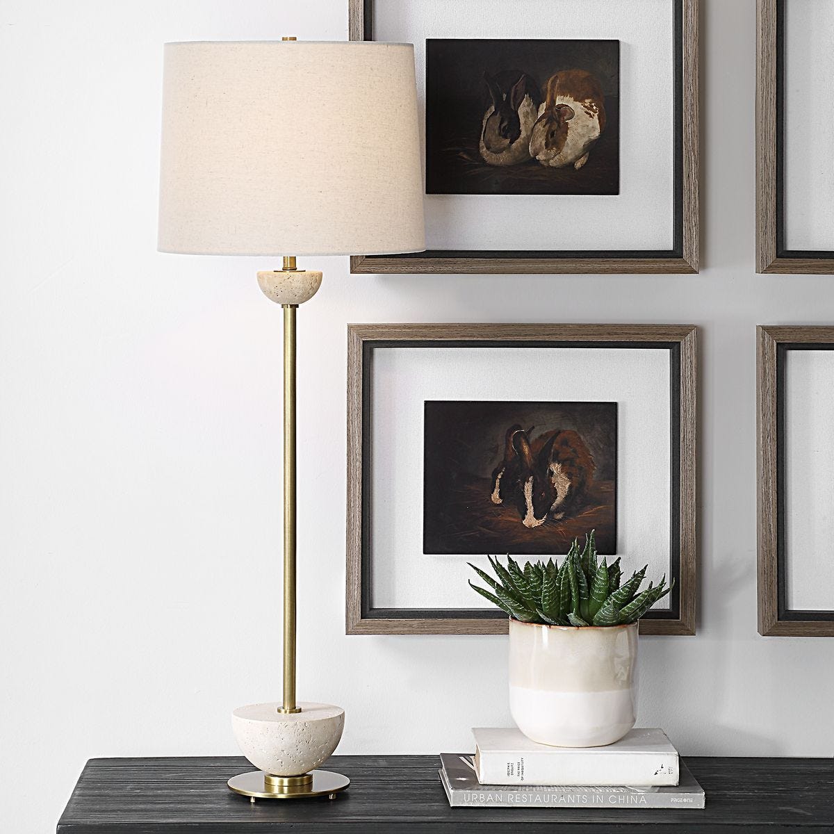 Hemisphere Buffet Lamp - versatile lighting lamps for any interior style | Image 1 | InSTYLE Home & Rugs