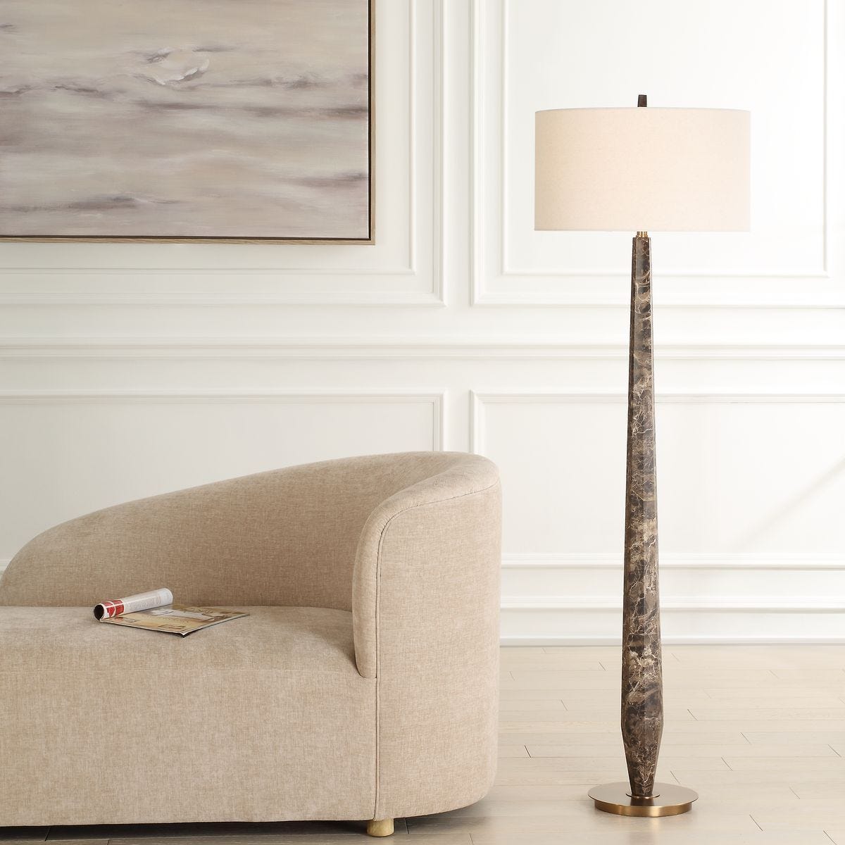 Tyree Floor Lamp - versatile lighting lamps for any interior style | Image 1 | InSTYLE Home & Rugs