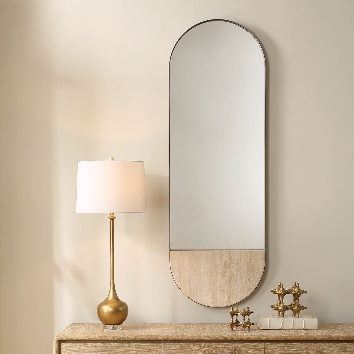 Russo Tall Oval Mirror - elegant and functional accent pieces for any room | Image 2 | InSTYLE Home & Rugs