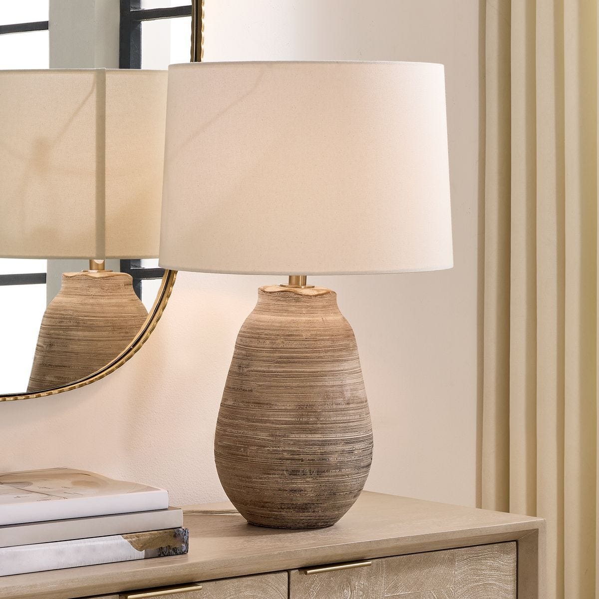 Tonachio Table Lamp - perfect lighting for modern homes | Image 1 | InSTYLE Home & Rugs