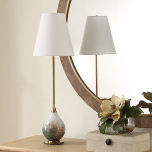 Cardoni Buffet Lamp, Smoke - contemporary buffets to enhance your home décor | Image 3 | InSTYLE Home & Rugs